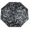 Dámsky skladací vystreľovací dáždnik - čierna
