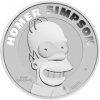 The Perth Mint strieborná minca minca Homer Simpson 2022 1 Oz