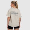Dámske oversized tričko Iron Aesthetics Fit club, washed grey, Veľkosť XL, Farba Sivá