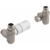 AQUALINE - ECO COMBI pripojovacia sada ventilov termostatická, ľavá, nikel CP993S