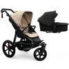 TFK ProA 2v1 Sand Combi carrycot + Seat unit Hlboká vanička Anthracite with Red Higlights