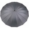 Velký rodinný vystřelovací deštník 2 šedá světlá