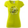 Krav maga maskáčový nápis - Dámske tričko Pure - XS ( Limetková )