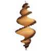 Drevená veterná špirála, Zlatohnedá 50cm
