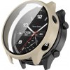 PROTEMIO 88490 PC FULL COVER Plastový kryt so sklom pre OnePlus Watch 2R béžový