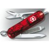 VICTORINOX Zatvárací nôž SIGNATURE LITE červený transparentný (0.6226.T)