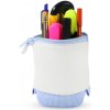 FunPlay FP-6754-3 Peračník, Držiak na písacie potreby 2v1, 19x12 cm, bielo-modrý
