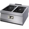 Maxima Indukční vařič pro vysoké zatížení - 2 hořáky - elektrický - dvojitá jednotka - hloubka 70 cm | Maxima, 09398201