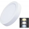 Solight LED mini panel CCT, prisadený, 18W, 1530lm, 3000K, 4000K, 6000K, okrúhly (WD172)