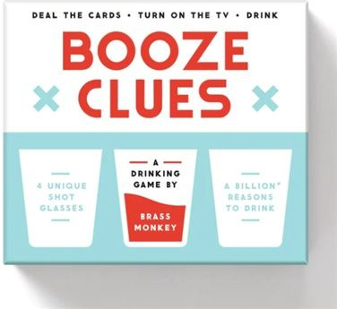 Booze Clues Drinking Game Set EN