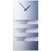 Hodiny na stenu Nextime BOLD STRIPES 2855mi zrkadlové 38x19cm