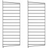 String Nástenný panel String Wall 75 x 30, 2 ks, black