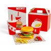 Bigjigs Toys Sada Burger a hranolky