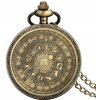 Amparo Miranda® Vreckové hodinky Zverokruh P446 Bronze