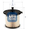 Palivový filter UFI 26.074.00