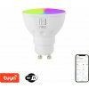 Immax NEO LED Smart žiarovka GU10 6W RGBW+CCT farevná a biela, WiFi 07724L