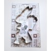 FELCMAN Vykrajovač ZAJAC S NÔŠOU 14,5 x 8,5 cm