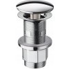 Umývadlová zátka 5/4“, neuzamykateľná, veľký hríb, výška 10-80 mm, chróm
