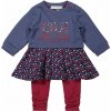 DIRKJE Set 2.d šaty + legíny Blue dievča 56