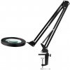 GLOW ČIERNA LED STOLOVÁ LUPA LAMPA ŽIARA 308