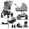 CYBEX SET Kočík 4v1 Balios S Lux Silver Stone Grey Gold 2024 s autosedačkou a doplnkami