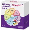 SimplyMed Dávkovač léků týdenní YHL075 Flower