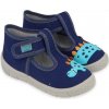 BEFADO 531P1 chlapčenské modré dino papuče 20 531P118_20