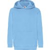 Fruit of the Loom Detská mikina s kapucňou 62-043-0 Sky Blue 152