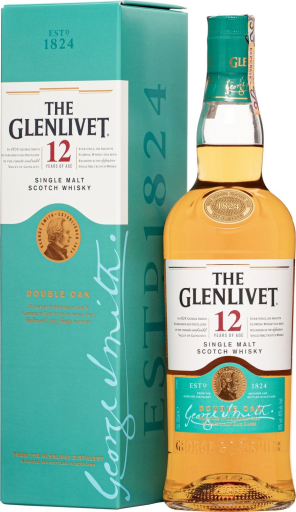 The Glenlivet Double Oak 12y 40% 0,7 l (čistá fľaša)