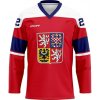 Hokejový dres Střída, FAN ČR PASTRŇÁK červená,biela,tmavo modrá,mix XL
