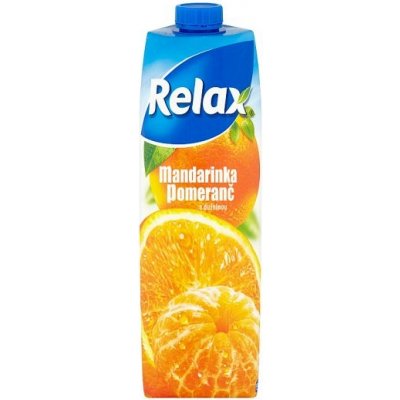 Relax Mandarínka pomaranč s dužinou 1 l