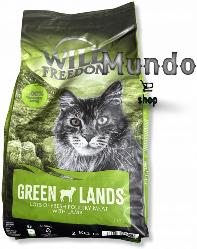 Wild Freedom Adult Green Lands jahňacie 2 kg