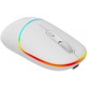 Canyon MW-22, 2v1 bezdrôtová optická myš Bluetooth / Wireless USB, 800/1200/1600 DPI, 4 tlač, biela CNS-CMSW22SW