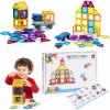 MULTISTORE Magnetické stavebné kocky 45 ks – domček, autíčko (s predlohami)