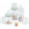 NUK Perfect Match NUK Perfect Match fľaša s kontrolou teploty 2x260 ml + NUK Space 0-6 m cumlík 1 ks + NUK Perfect Match fľaša s kontrolou teploty 150 ml