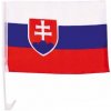 Vlajka SLOVENSKO na okno automobilu - SKR