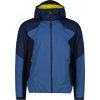 CMP MAN Jacket FIX HOOD modrá tmavo modrá žltá