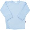 Dojčenská košieľka s bočným zapínaním New Baby svetlo modrá
