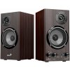 Genius SP-HF520BT, Reproduktory, 2.0, 20W, Bluetooth, 3,5mm jack, dřevěné, tmavě hnědé 31730054401