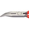 Polguľaté kliešte Knipex, zahnuté, 160 mm