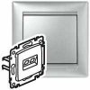 Legrand VALENA RJ-45 2x UTP 8-pin (7702 39) hliník 5e