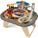 KidKraft dopravná stanica Station Train Set & Table