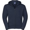Russell mikina s kapucí 266M Authentic na zip pánská COT-10266M29000 Navy french