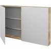 Dreja Dvojdverová zrkadlová skrinka PREMIUM GA2E 120 - D15 Nebraska