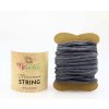 ReTwisst Macrame String 3 mm / 10 m, 06 šedá