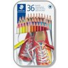 Farebné ceruzky, sada, šesťhranné, v plechovej krabičke, STAEDTLER 