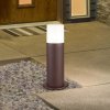 Trio Lighting Soklové svietidlo Hoosic hliníkový odliatok hrdza - 522260124