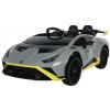 Lean Cars Elektrická autíčko Lamborghini STO Drift 2x45W batéria 24V 4,5Ah 2024 sivá
