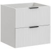 CMD Skrinka do kúpeľne ADEL WHITE 82-60-B-2S biela/biely mat MDF/laminát 60 cm x 57 cm x 46 cm