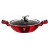 BERLINGERHAUS Wok s pokrievkou 30 cm Burgundy Edition BH-7110